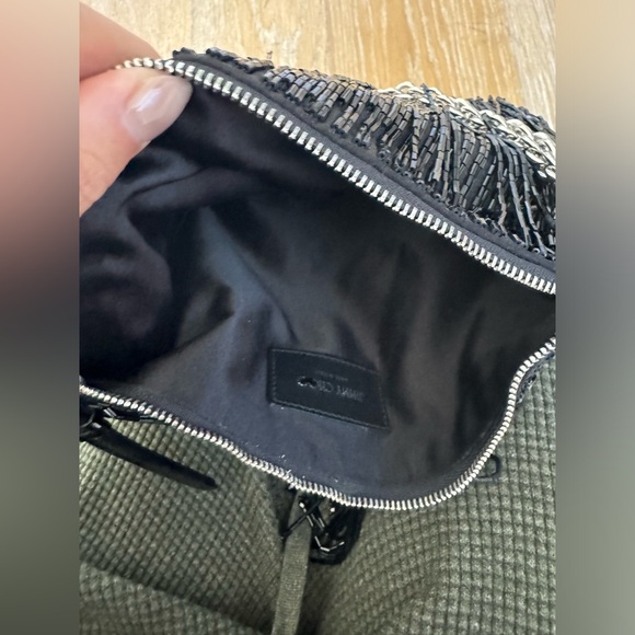 JIMMY CHOO CALLIE BEADED FRINGE BAG - Picture 7 of 8